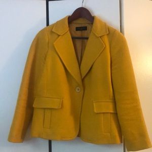 Talbots Wool Gold Blazer